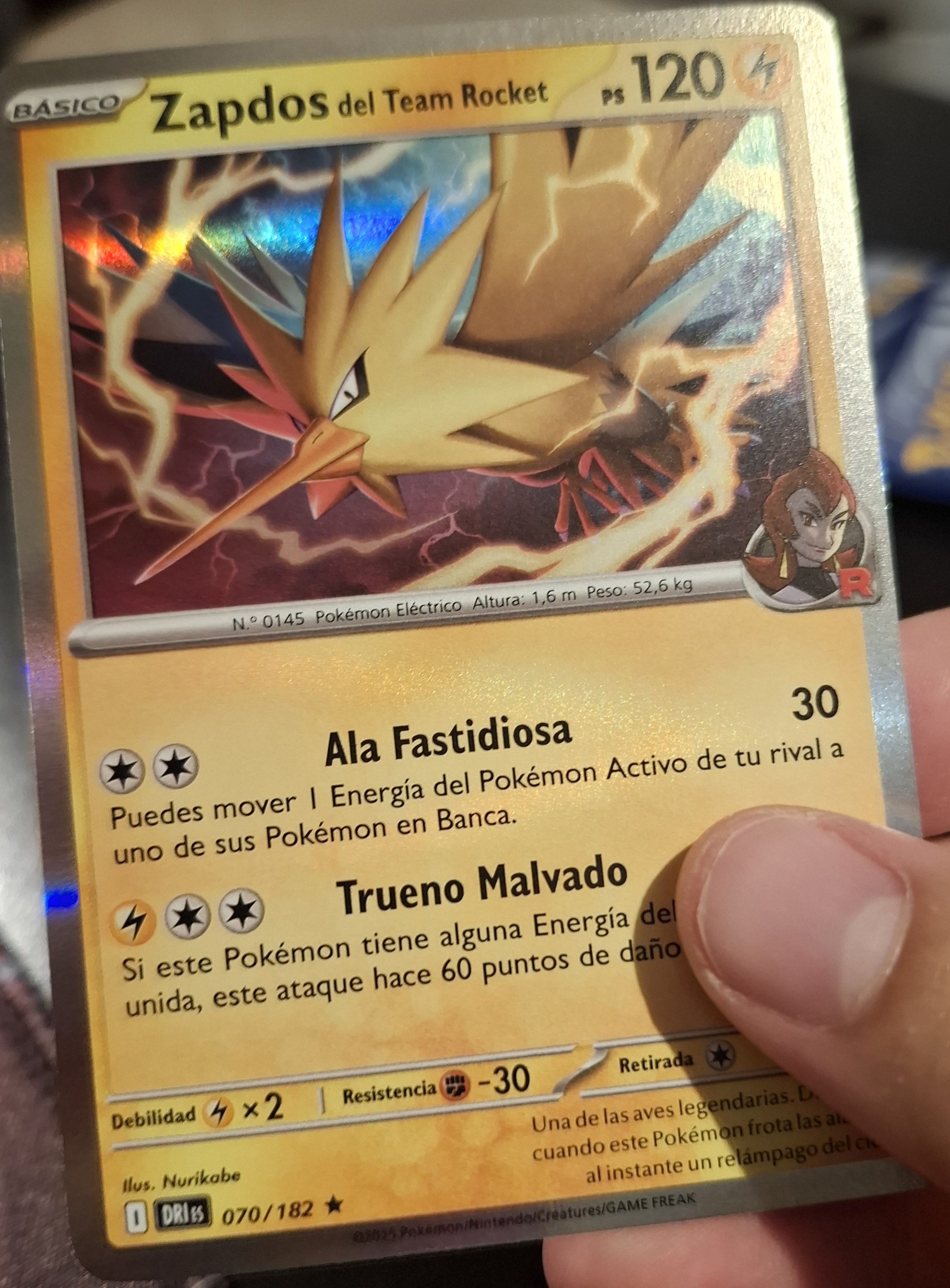 Zapdos del Team Rocket