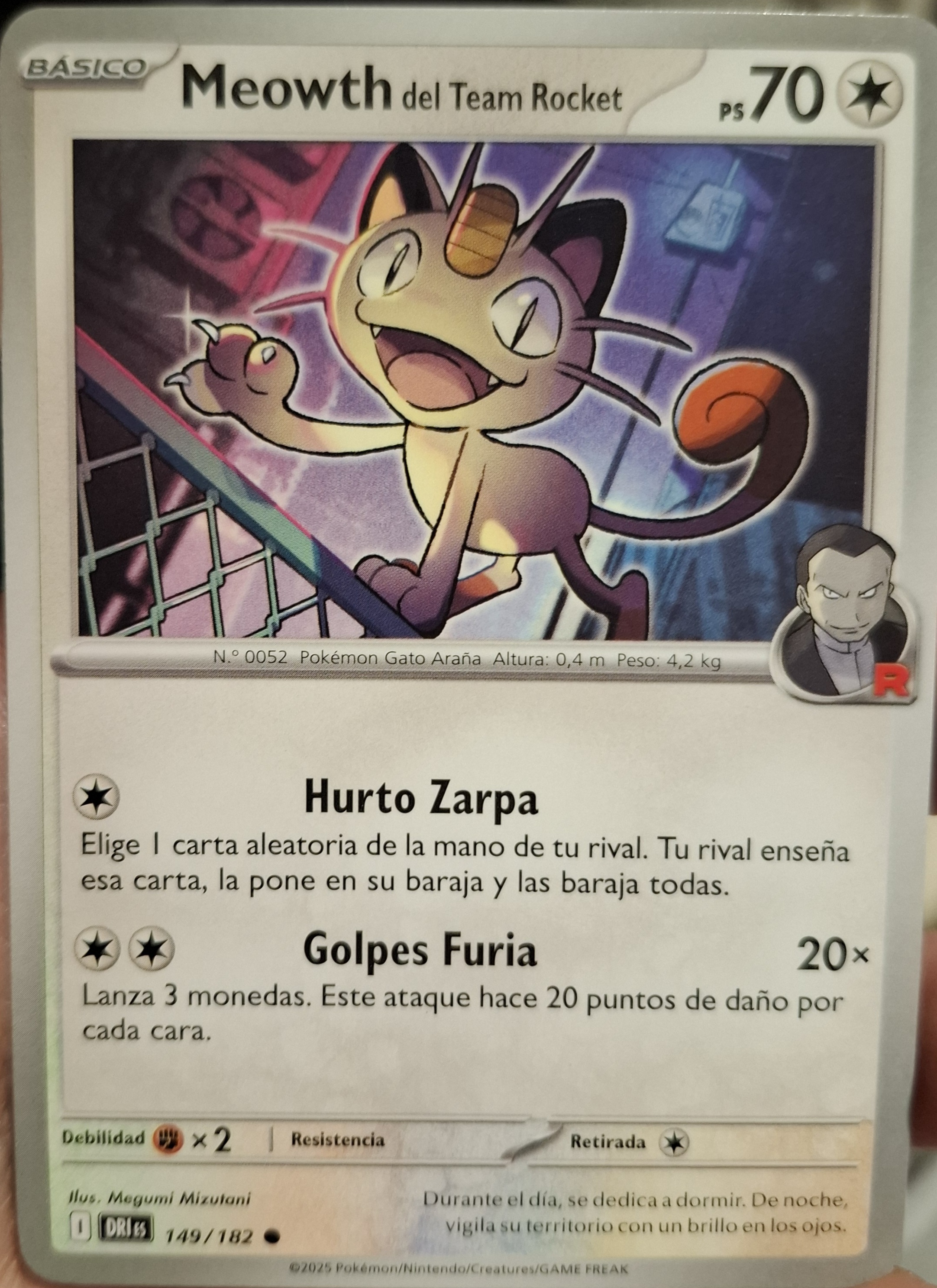Meowth del Team Rocket